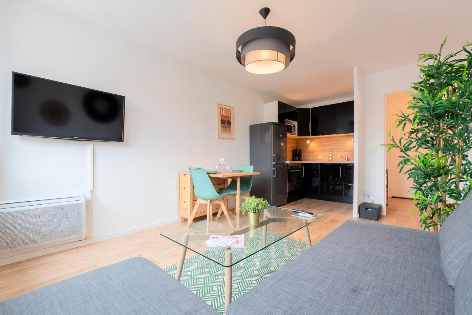 Lille, Fully-Equipped Apartment With Parking Space Buitenkant foto