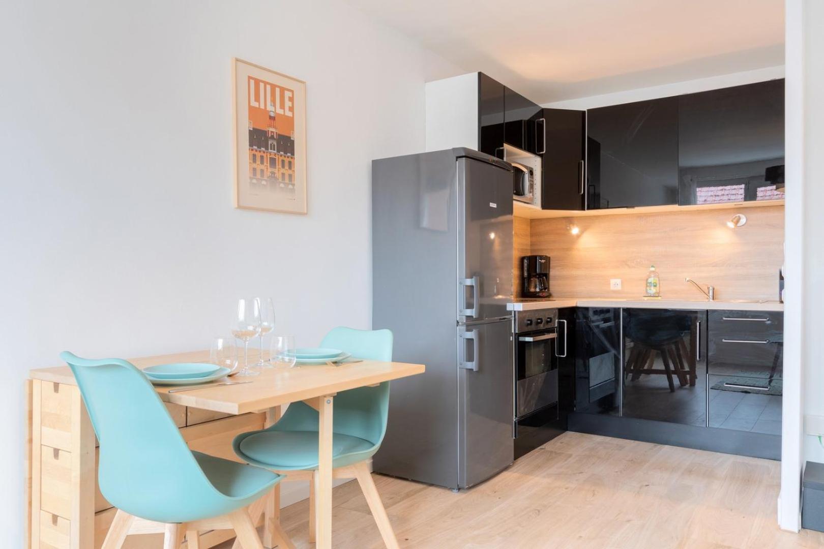 Lille, Fully-Equipped Apartment With Parking Space Buitenkant foto